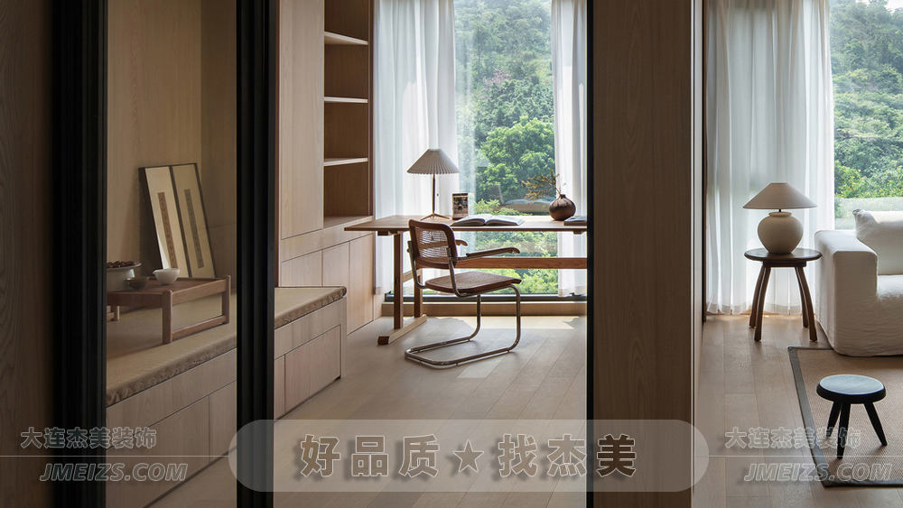 大连装修潮流趋势之原木暖曦自然庭居（下）-大连k1体育装饰官网