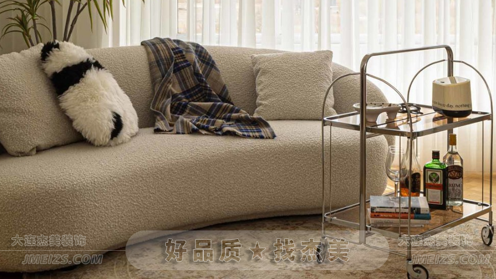 大连装修潮流趋势之现代程序混搭/自由浪漫灵动温馨A客厅卧室-大连k1体育装饰官网