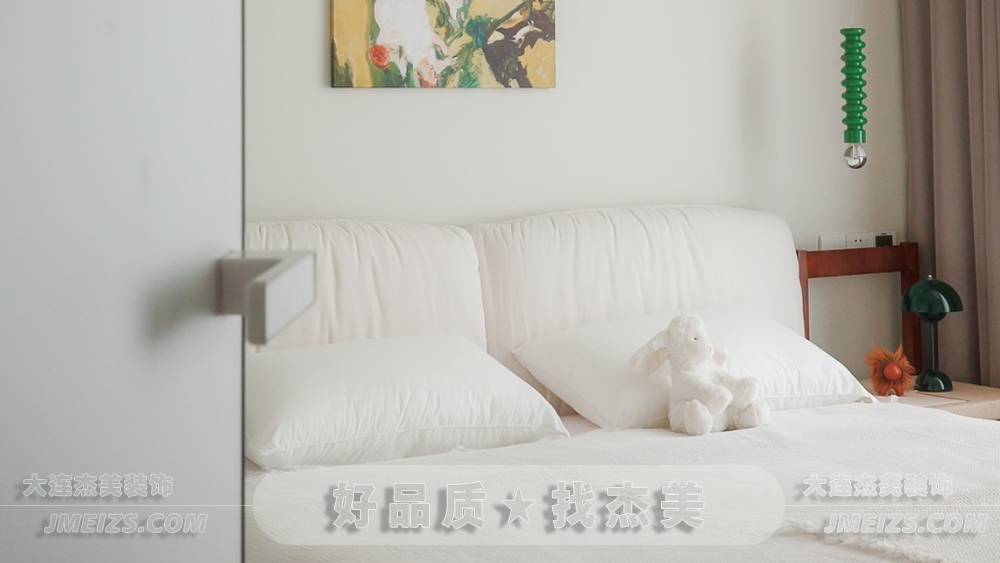 大连装修潮流趋势之现代简约/松懈自我轻盈通透B卧室阳台-大连k1体育装饰官网