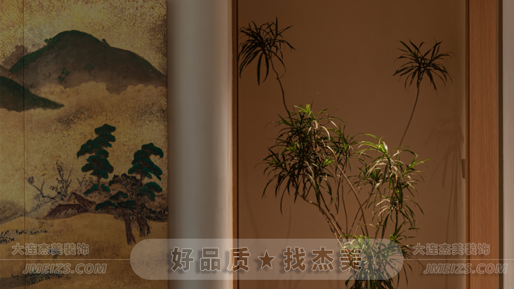 大连装修潮流趋势之原木禅意/自然素雅空寂空灵A客餐空间-大连k1体育装饰官网