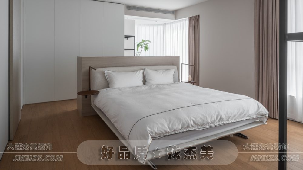 大连装修潮流趋势之现代简约/随心灵动清风若云C卫卧书房-大连k1体育装饰官网