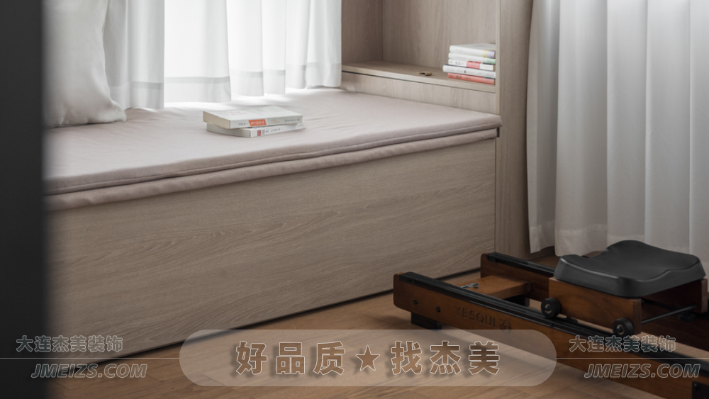 大连装修潮流趋势之现代简约/随心灵动清风若云C卫卧书房-大连k1体育装饰官网