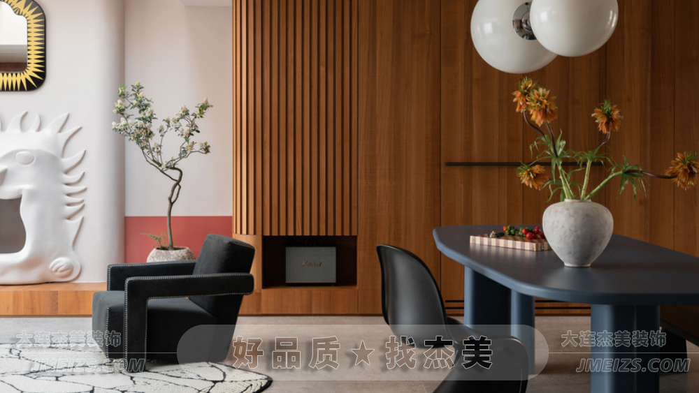 大连装修潮流趋势之原木混搭/自我性格自在生涯A玄关客厅-大连k1体育装饰官网