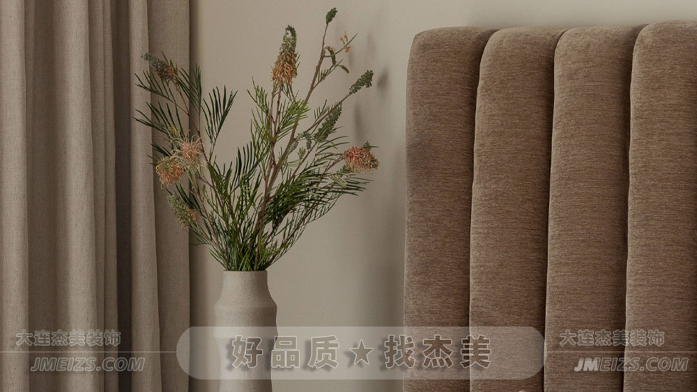 大连装修潮流趋势之自然复古风/原石原木原野之卧室空间-大连k1体育装饰官网