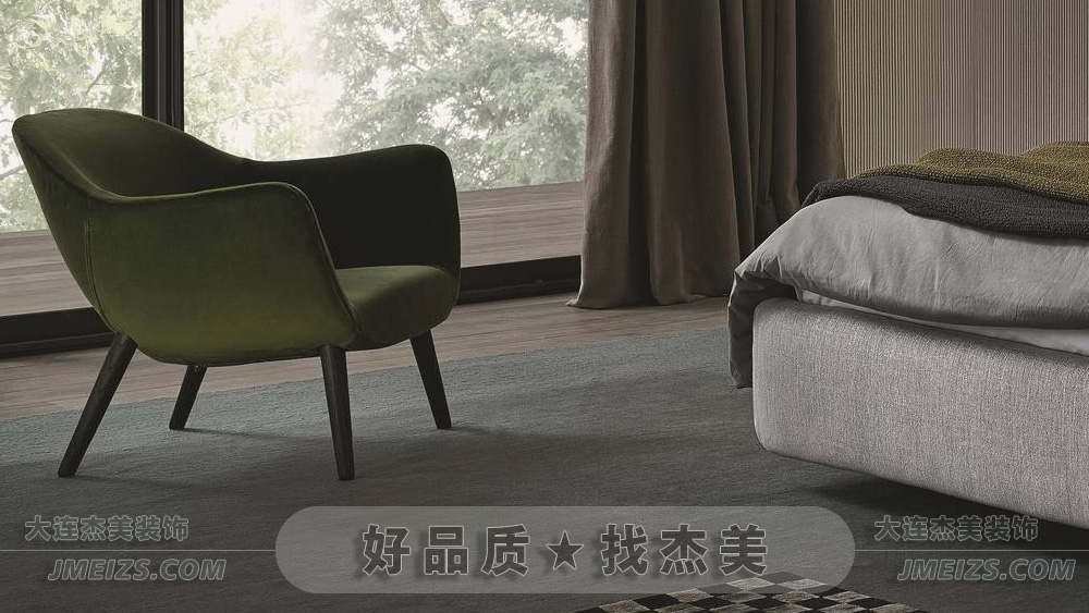 大连装修潮流趋势之轻奢风/现代轻奢浪漫光影之卧室空间-大连k1体育装饰官网