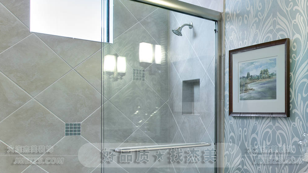 大连装修潮流趋势之轻奢风/现代轻奢雅致静谧之洗漱空间-大连k1体育装饰官网